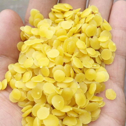 100g/300G Beeswax, Beeswax for Cosmetics, Beeswax Tablets Without Additives, for Cosmetics, DIY and Candle Making and Care