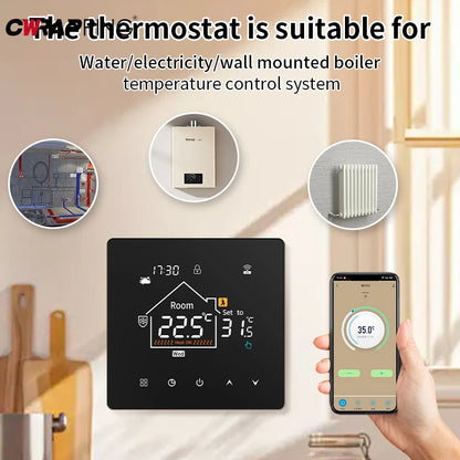Smart Home Assistant Digital Temperature Controller Water Heater for Home Automation Thermostat Boiler Zigbee Thermostatic Tools