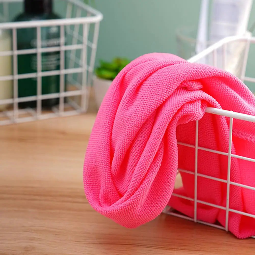 35x75CM Rectangular Face Towel Microfiber Towels Embossed Thick Soft Absorbent Ultrafine Fiber Towel Beach Bath Hair Dry Towel