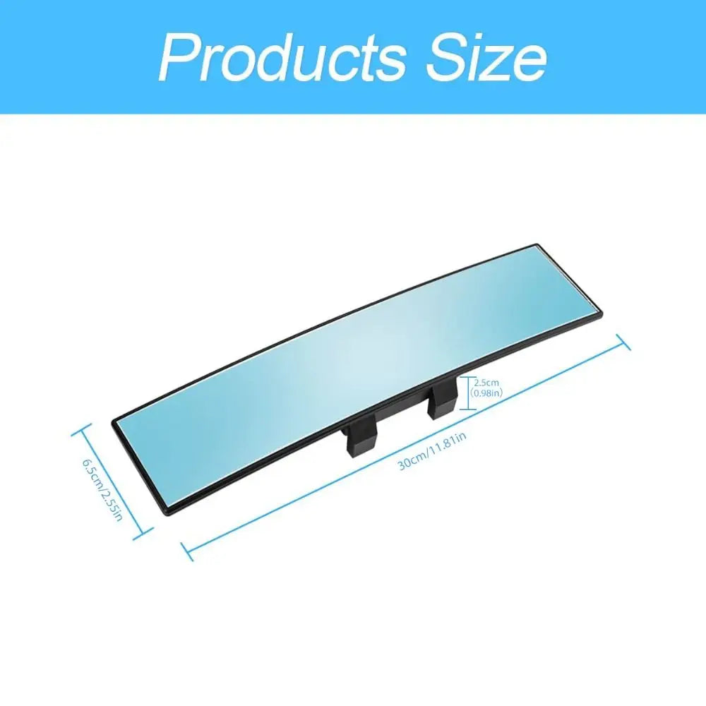 Universal Anti glare Wide Angle Convex Rearview Mirror Car Interior Rear View Child Seat Blue Sun Visor Goggle Safety