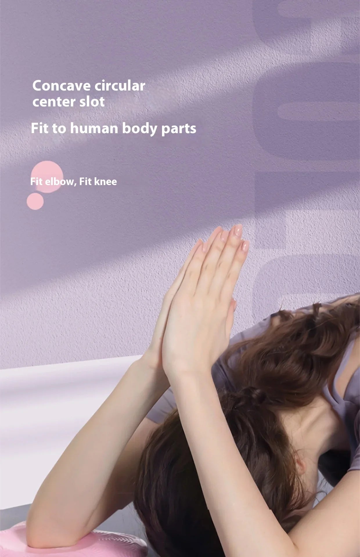 Yoga knee pad with thickened anti slip cushioning cushion for fitness protection, elbow joint, knee kneeling pad, cushion