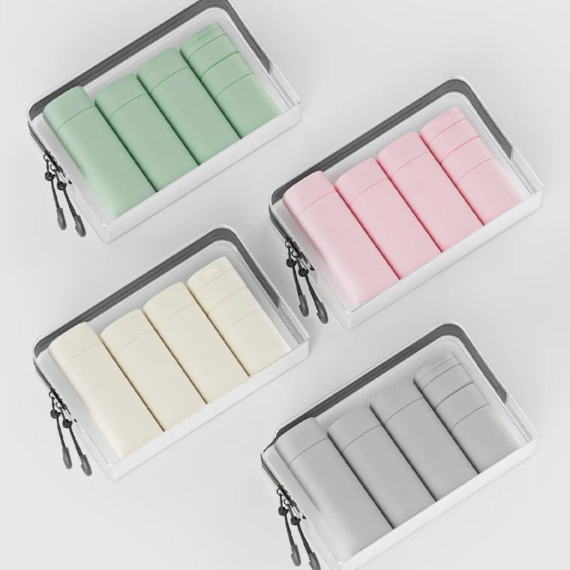 6pcs 15-100ml Travel Bottles Set Cosmetic Bottles Empty Container Leakproof Refillable Bottle For Shampoo Conditioner Lotion