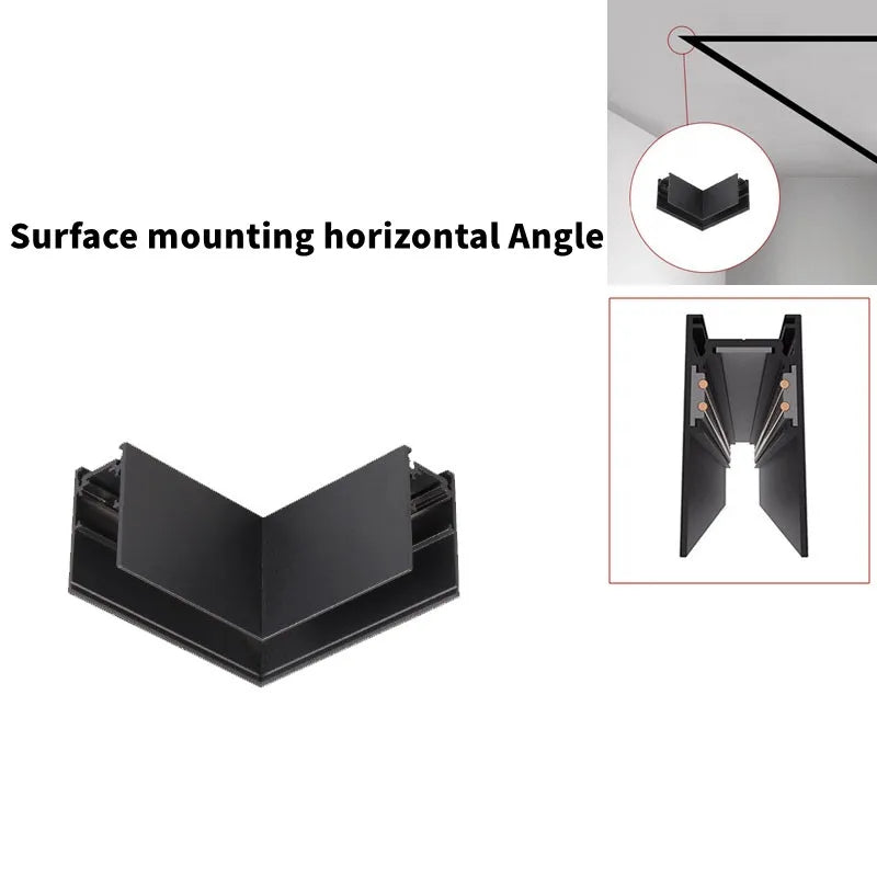 Magnetic Track Light Grille Flood Lamp Modern Embedded Flexible Linear Fixture LED Spotlight DC48V Ceiling Indoor Living