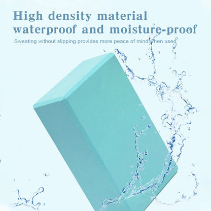 EVA Yoga Block Solid Color Yoga Balance Bricks Moisture-Proof High Density Yoga Blocks Body Shaping Yoga Blocks for Meditation