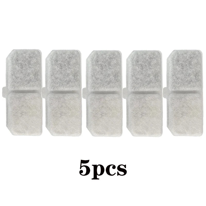 10/5PCS Cat Water Fountain Replacement Filter Elements Pet Drinking Bowl Auto Drinking Filter for Cats Dog