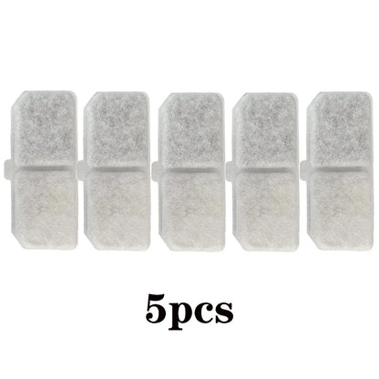 10/5PCS Cat Water Fountain Replacement Filter Elements Pet Drinking Bowl Auto Drinking Filter for Cats Dog