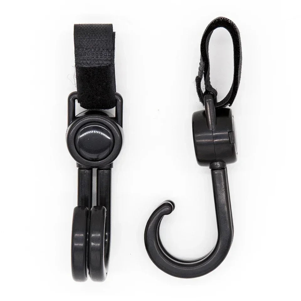 Hooks for Stroller Car Shopping Cart Hooks Baby Stroller Accessories Rotate 360 Degree Hook Pram Organizer Bag Hanger
