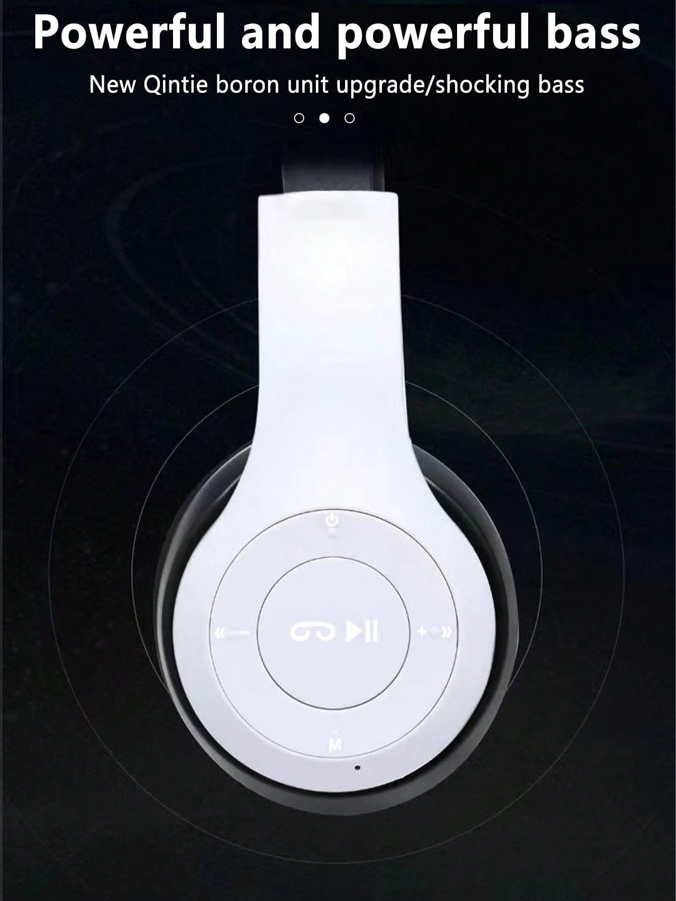 Headset Stereo Wireless Headset, Foldable Gaming Headset, Bass-heavy Wireless Sports Headset