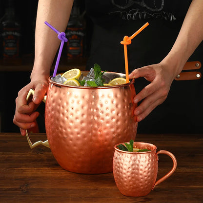 Giant Hammered Moscow Mule Mug, Mega Mug, Ice Bucket Mug, 5L
