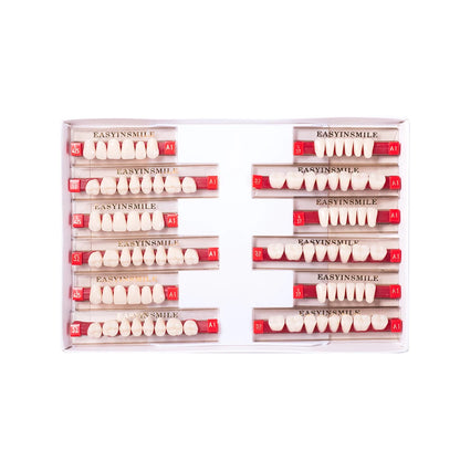 16/12 Sets/ Box Dental Teeth Anterior Posterior Polymer Denture acrylic Tooth A2 A3 2 Layers Dentistry Materials Education Model