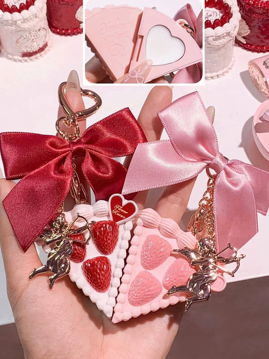 Flower Knows Strawberry Cupid Collection Solid Perfume Balm Pendant Perfumes Convenient On-the-Go