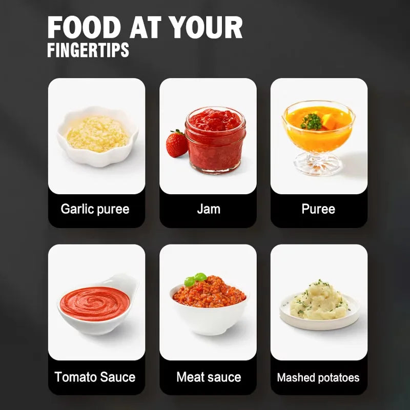 2000W High-power Handheld Blender Household Multi-functional Portable Blender Baby Food Processor Meat Grinder Food Processor