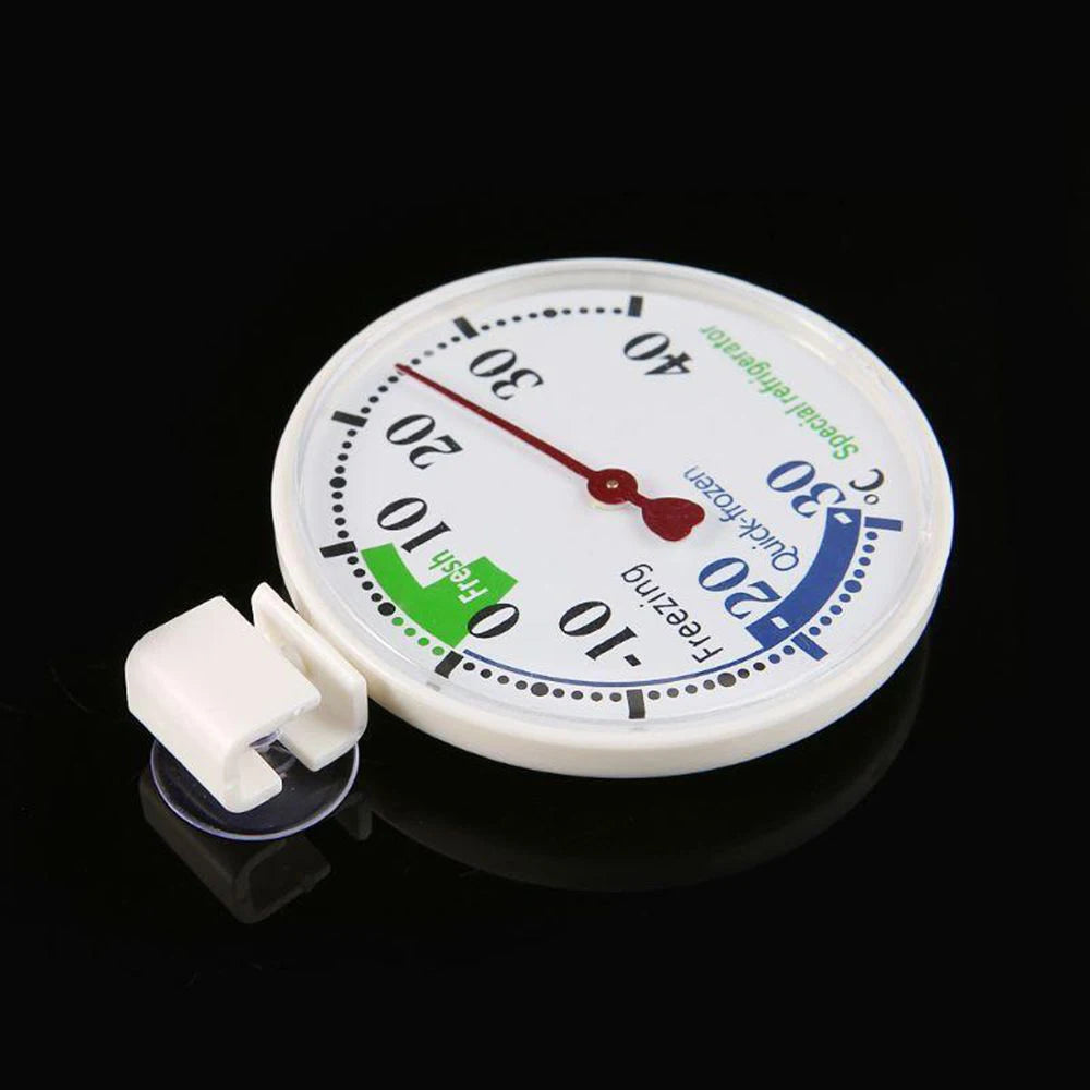 Refrigerator Thermometer -30-40 degree C Classic Fridge Thermometer Large Dial Thermometer for Freezer Refrigerator Cooler
