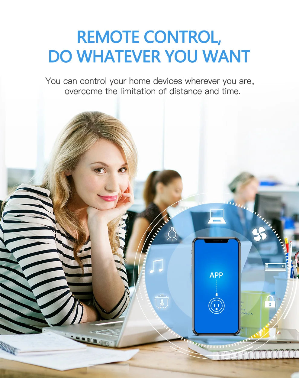 Smart Home WiFi Bluetooth Socket US Plug Alexa Switch Life Wifi Switch Home Assistant 10A With Timing Functions Voice Control