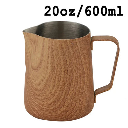 Coffee Latte Milk Frothing Jug Milk Frother Pitcher Stainless Steel Jug Espresso Barista Pitcher Milk Pot Coffee Accessories