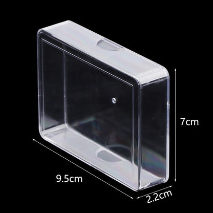 1PC Empty Storage Box For Game Card Transparent Playing Card Box Trading Card Case Card Storage Box Card Organizer Card Case