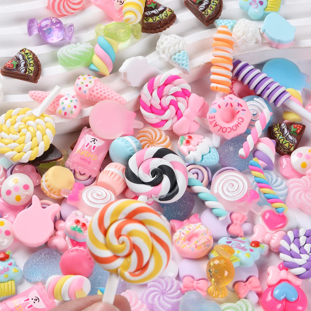 30 random DIY accessories, hair accessories, universal sticker decorations, handmade DIY, clothing accessories DIY