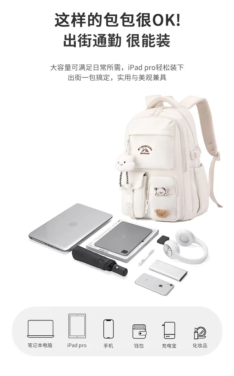 2025 Fashion Girls Waterproof School Bags For Light Weight Children Backpack school bag Printing Kids School Backpacks mochila