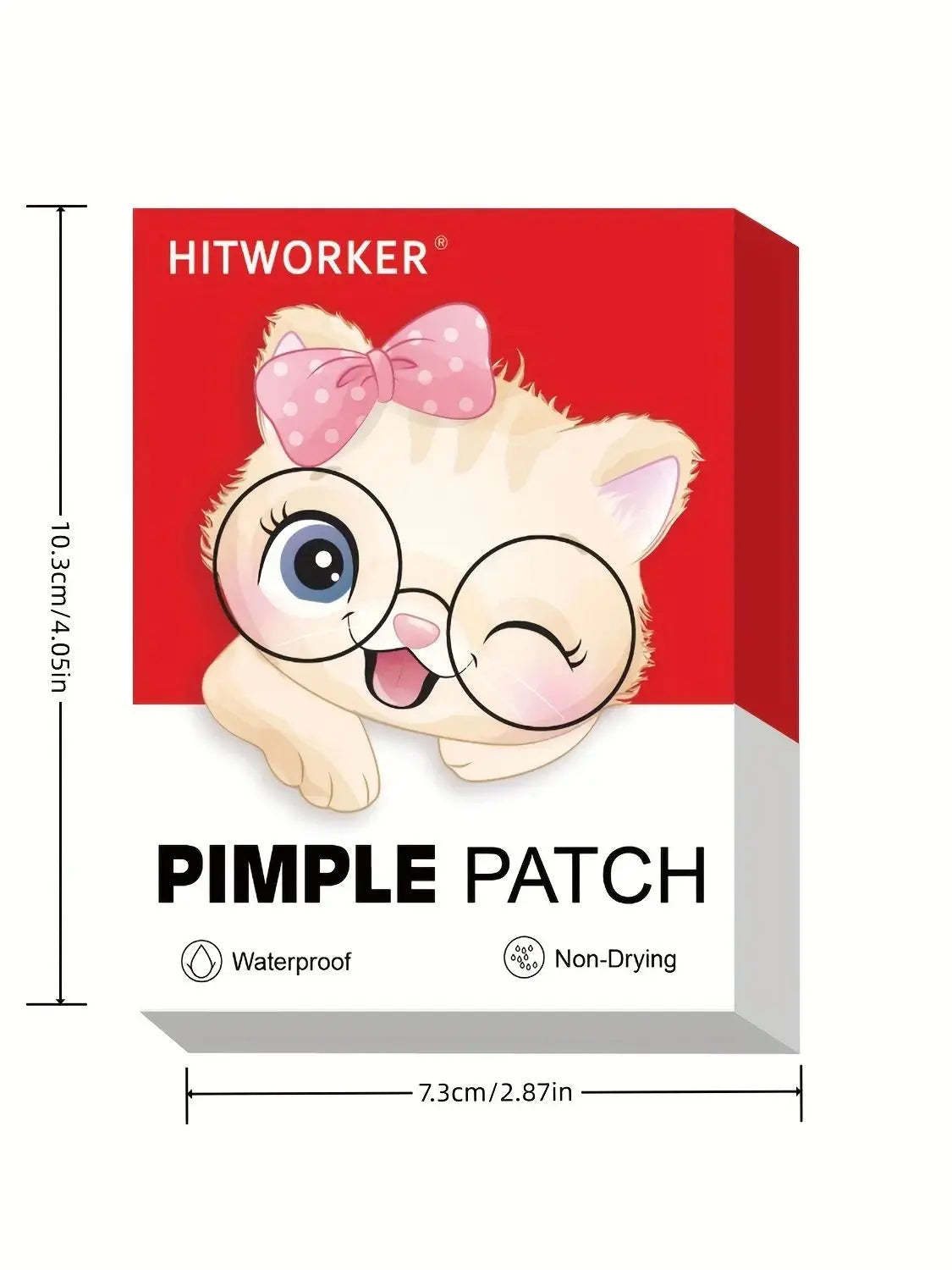 [Cute Pimple Patches] 20/100pcs Cute Cat Pimple Patches | Invisible, Blemish Covering, Hydrocolloid Patches