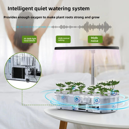 Home Intelligent Hydroponic Vegetable Planter Soilless Planting Equipment Hydroponic Vegetable Pots Plants Flowers Growing Boxes