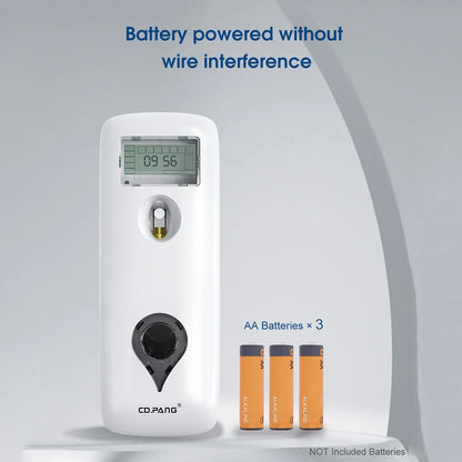 Liquid Air Freshener Dispenser Wall Mounted Automatic Fragrance Perfume Spray Room Toilet Odor Eliminator LCD Programmable 300ML