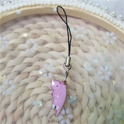 Telephone Chain Bag Charms Case Strap Decor Keychains Phone Hanging Charms Phone Lanyards Cat Phone Strap Mobile Phone Strap