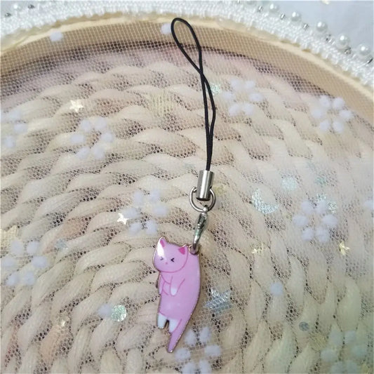 Telephone Chain Bag Charms Case Strap Decor Keychains Phone Hanging Charms Phone Lanyards Cat Phone Strap Mobile Phone Strap