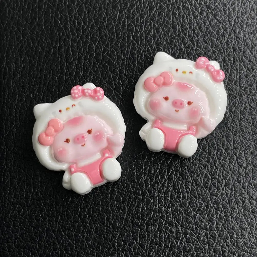 100pcs Cartoon porker Sanrio diy resin accessories accessories handmade hairpins mobile phone cases headwear supplies