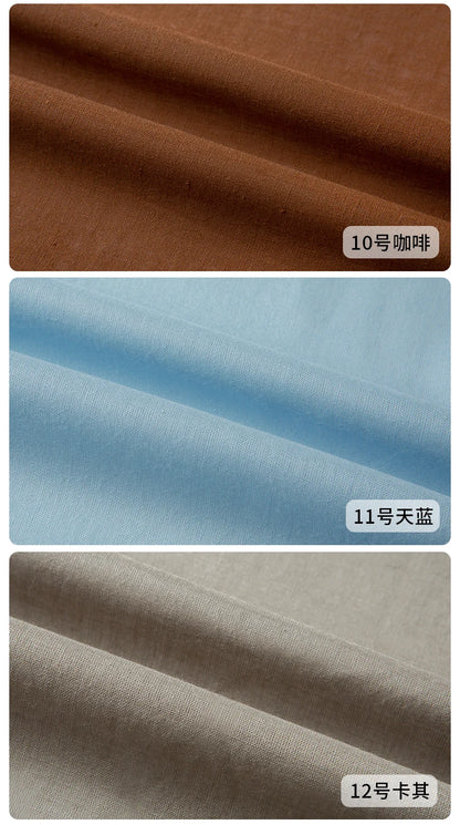 Cotton Summer Solid Color Clothing Lining Cloth White Cotton Dress Mesh Cotton Clothes Lining Fabric