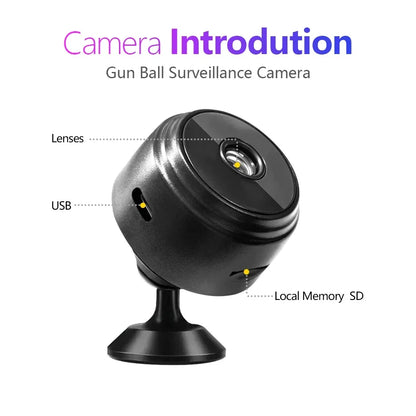 Home Security A9 Camera HD Wireless WIFI Network 1080p Infrared Night Vision For Outdoor Sports With Surveillance Features