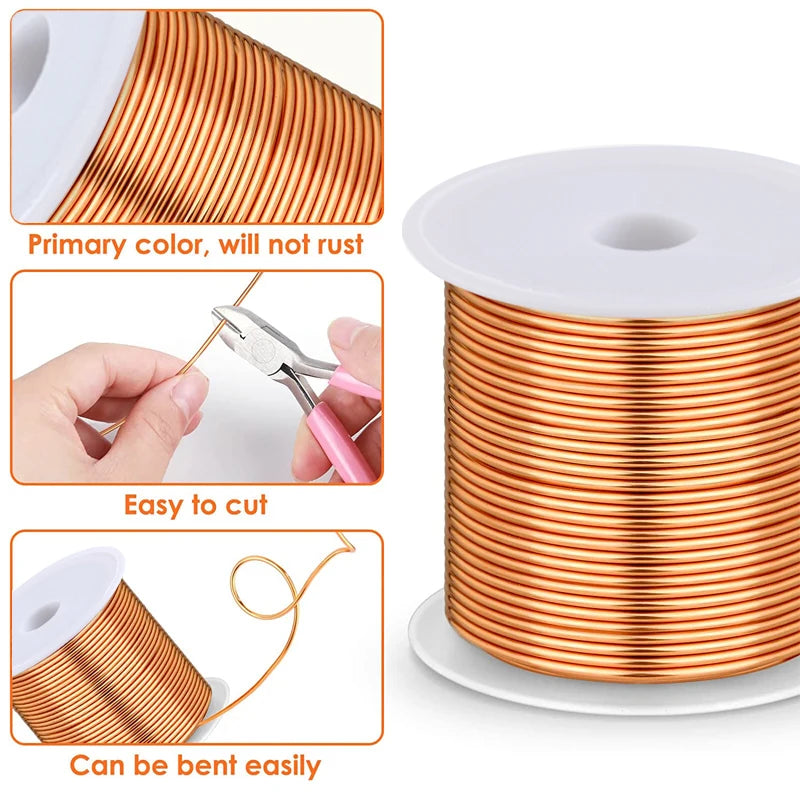 1roll 50g Copper Winding Wire Copper Wire 0.1~1.5mm Cable Copper Wire Magnet Wire copper lacquer wire Enameled