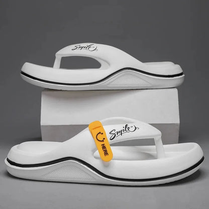 Flip Flops Mens Thong Sandals Summer 2024 New Men Shoes Thick Bottom EVA Non-slip Slide Slippers Outdoor Indoor Couples Shoes