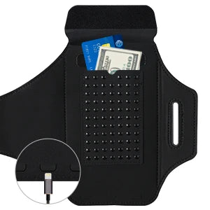 HAISSKY Zipper Pocket Running Sports Armband For iPhone 16 15 14 13 12 11 Pro Max 15 Plus Belt On Hand Phone Brassard Bags