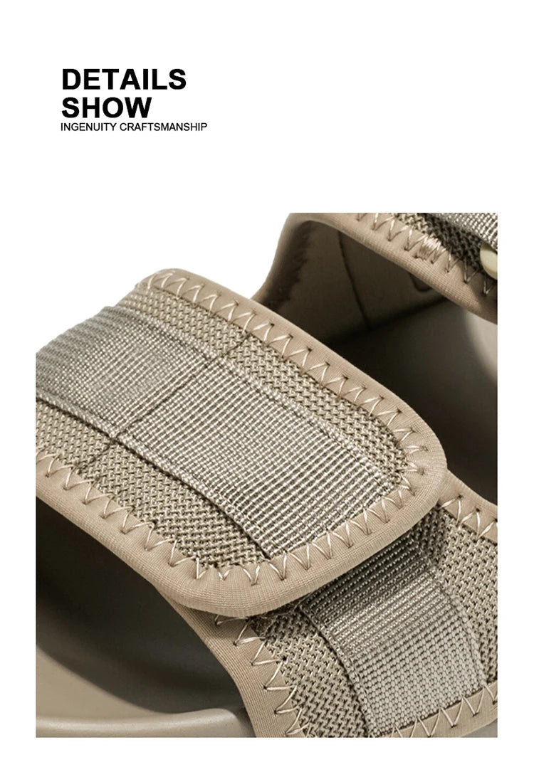 Sandals for men summer breathable cooldown men's outdoor sports leisure soft sole anti slip water wading outdoor beach shoes