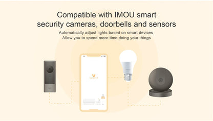 Imou B5（E26/E27）B22 Smart Light Bulb Control Lamp Base Dimmable Light Led Lamp Bombilla Colorful Changing 9W Function color