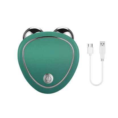 Microcurrent EMS Face Lifting Roller Facial Massager Skin Tightening Rejuvenation Anti-Wrinkle Rechargeable Device Beauty Tool