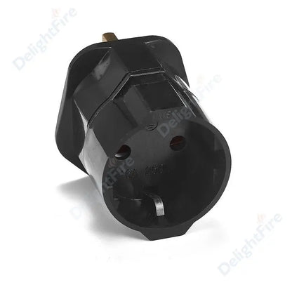 European EU To UK Plug Adapter Standard Euro 250V EU Plug To UK Electrical Socket Power Adapter Electrical Socket Outlet