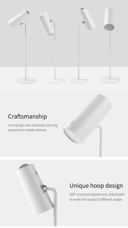 LED Table Lamp for Study Eye Protection USB Touch Dimming Reading Light Flashlight Bedroom Bedside Decor Photo Sunset Desk Lamps