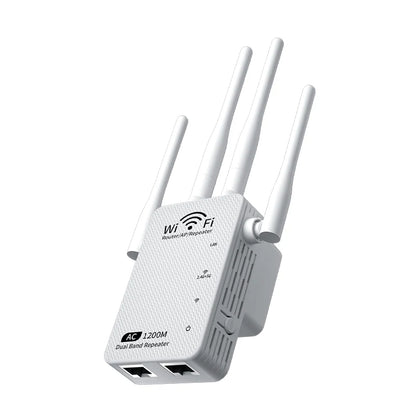 WiFi signal booster amplifier extender supports WiFi 6 repeaters 3000+square feet, 5GHz/2.4GHz,high-speed signal boosters