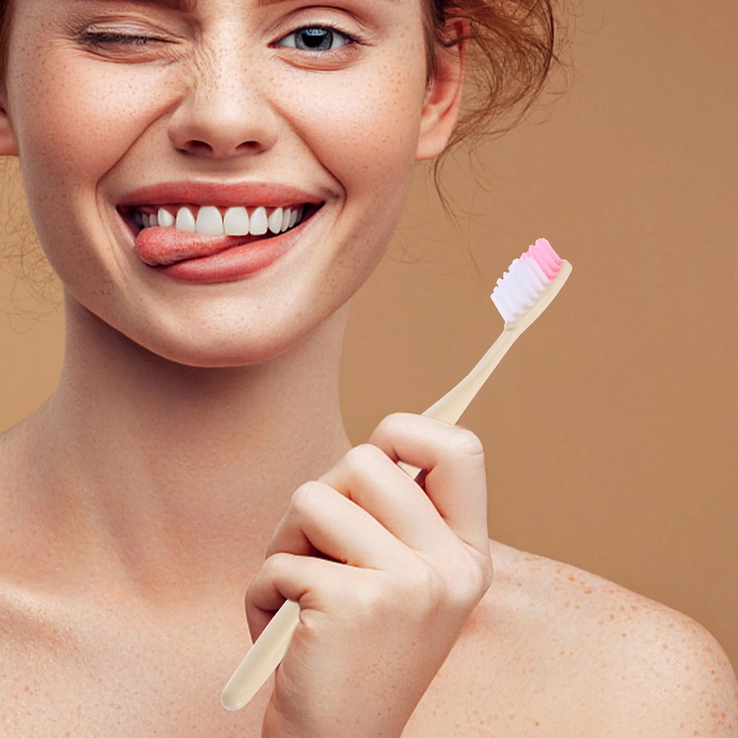 100 Pcs Hotel Accessories Hotel Individual Portable Individually Wrapped Manual With Toothpaste Plastic Travel Toothbrush