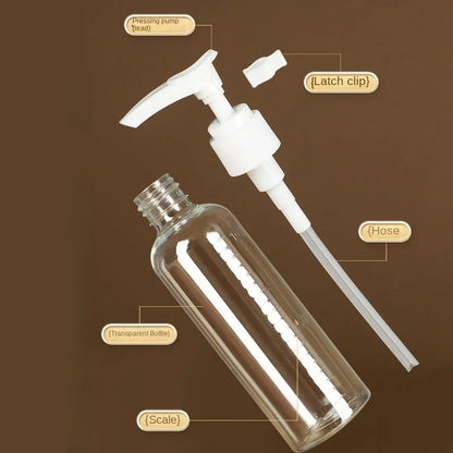 Plastic Refillable Pump Bottle with Lotion Pump Dispenser For Lotions Shampoo Cleaning Products Aromatherapy