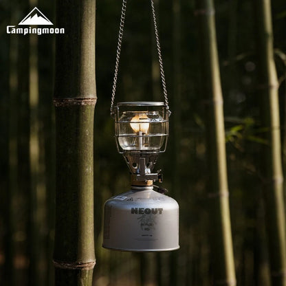 CAMPINGMOON Outdoor Lighting, Tent Light, Medium-sized Portable Small Lantern, Campsite Gas Light