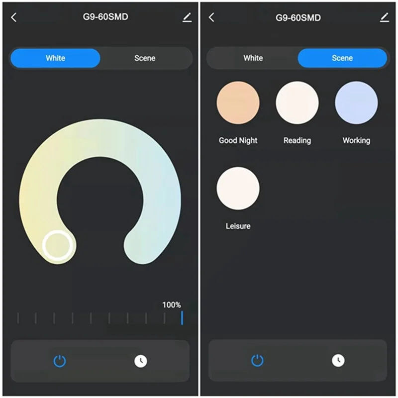 Emption!G9 LED Bulb Wifi Dimmable Smart Light 6W Halogen Light Voice Control Smart LED Bulbs 2700-6500K EU Plug