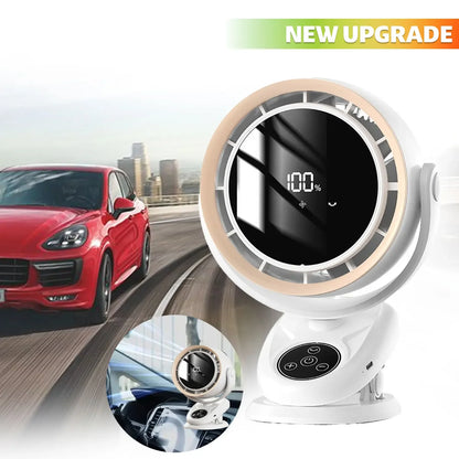 Car Fan Camping Fan 5-Speeds Electric Air Circulator Ceiling Fan Ultra-quiet Clip-on Fan Household Outdoor Cooling Ventilador
