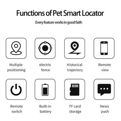 Pet Bluetooth GPS Tracker Dog Mini Tracking Movement Alert Collars Anti Lost Tracker for Cats and Puppies Remote Global Locator