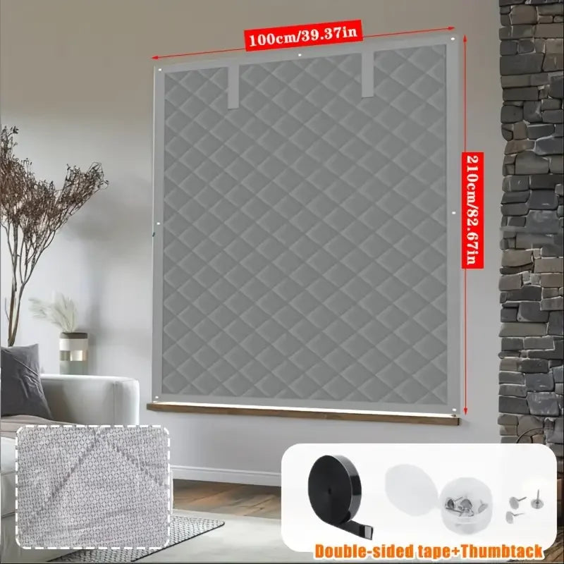 Winter Door Curtain Windproof Warm Partition Curtain Magnetic Door Curtain Punch-free Door Curtain Bedroom Block PU Curtain