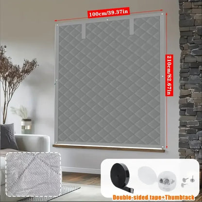 Winter Door Curtain Windproof Warm Partition Curtain Magnetic Door Curtain Punch-free Door Curtain Bedroom Block Curtain