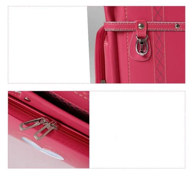 Japanese Randoseru Backpack  Elementary School Bookbags for girls Japan PU Leather Japan School Bag For Boys School Backpack Bag
