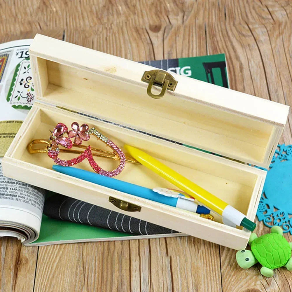 Handmade Crafts Wooden Boxes Gifts Packing Vintage Jewelry Case Multifunction Home Square Rectangle Storage Boxes