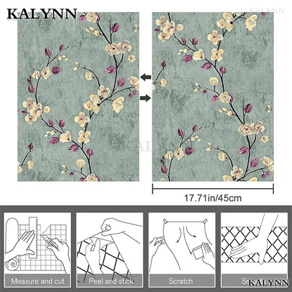 Pack Shelf Liners Self-Adhesive Drawer Papers Protect Furniture Wall Surface Decor Webcast Background Self adhesive wallpaper